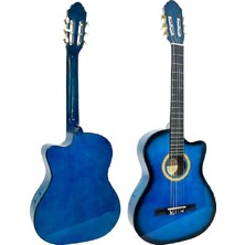 Florancıa FC3900C-RBL Mavi Cutaway Klasik Gitar