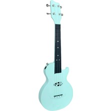 Longa Profesyonel Carbon Fiber Ukulele Seti ( Yeşil )