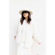 Boutique de Elegante Uzun Kürk Mont Vizon - L