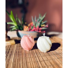 Mumbastik - Sarmal Mum - Soya Wax El Yapımı Pudra Kokulu Mum