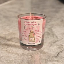 Dekoratif Se.x And The Cıty Karakterleri Baskılı Kokulu %100 Doğal Soya Wax Mum Cam Bardak Carrıe Mıranda Samantha Charlotte