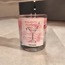 Dekoratif Se.x And The Cıty Karakterleri Baskılı Kokulu %100 Doğal Soya Wax Mum Cam Bardak Carrıe Mıranda Samantha Charlotte