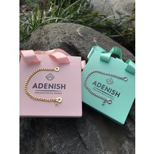 Adenish Mini Kelepçe Temalı Gümüş Bileklik