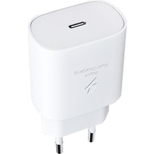 Giyitec Samsung Galaxy Tab A9 Tab A9 Plus Uyumlu Süper Hızlı Şarj Adaptör (Başlık)  Pd 25W Beyaz