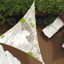 Size Ne Lazım Soluk Eskitme Yaprak Desen Üçgen Oxford Su İtici Kumaş Dekoratif Gölgelik