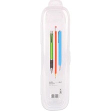 Ozcmax Multi Şeffaf Kapaklı Çanta İçi Saklama - Diş Fırçası - Makyaj Fırçası - Kalemlik Kutusu