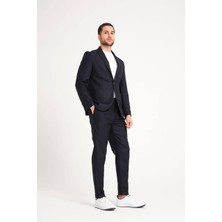 Trend Moda Dünyası Erkek Takım Elbise Slim Fit Ipli Model
