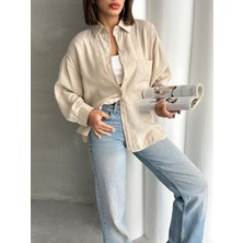 Arzu Has Butik Düşük Omuz Oversize Gömlek