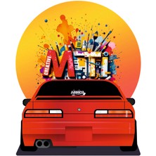 Mti Creative Airride Love Sticker Yazı Jdm Araba-Motosiklet Cam Etiket Sticker