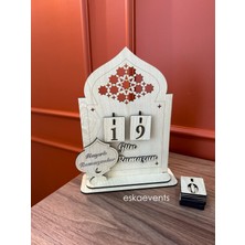 Eska Events Ramazan Takvimi Ahşap Imsakiye Dekoratif 02
