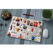 Barış Alper Yılmaz 32 Adet Laptop Telefon Tablet Sticker Seti Bullet Journal Ajanda Sticker