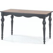 Toledo Sabit Masa, Meşe Antrasit, 125X80