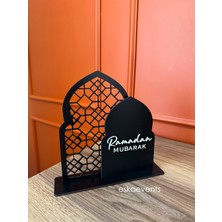 Ramazan Takvimi Ahşap Imsakiye Dekoratif 04