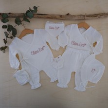 Momand Design Kız   Bebek  Isimli Müslin Hastane Çıkışı