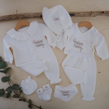 Momand Design Kız   Bebek  Isimli Müslin Hastane Çıkışı