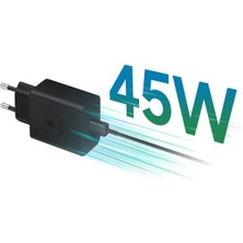 Samsung 45W EP-T4511X Type-C Süper Hızlı Şarj Cihazı - Siyah ( Samsung Türkiye Garantili )