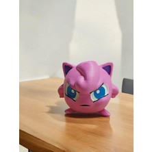 Efser Atölye Kızgın Jigglypuff Pokemon Dekor Figür Oyuncak