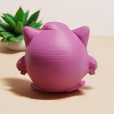 Efser Atölye Kızgın Jigglypuff Pokemon Dekor Figür Oyuncak