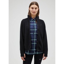 Peak Performance Siyah Düz Kadın Polar Sweatshırt W Pile Zip Jacket-Black