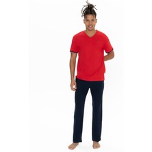 U.s. Polo Assn. Erkek Kırmızı Pijama Takım