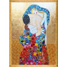 Frank Ray Aile Bağları ve Aşk 50 x 70 Çerçeveli 2 Li Pano Set