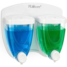 Flosoft İkiz Sıvı Sabunluk (350 ml +350 ml) -F029