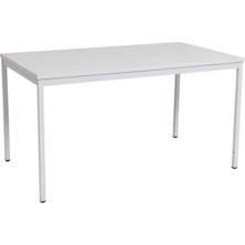 Çok Amaçlı 160 cm Masa, Yemek Masası, Ofis Çalışma Masası, Bilgisayar Masası, Gri