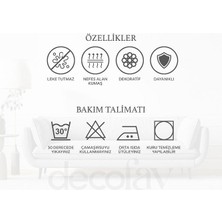 Decofav Pembe Zemin Çita ve Tropikal Yaprak Tasarımlı Nakış Kenar Kokteyl Peçetesi 1 Adet