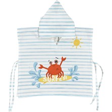 Casadora Baby Surfer Crab %100 Pamuk Bebek / Çocuk Müslin Panço
