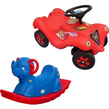 Mupark 2'li Oyun Seti: Ilk Araba ve Sallanan Fil Oyuncak | Çocuklar Için Eğlenceli