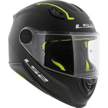 Ls2  Kıd Mat Siyah Çocuk Kapalı Motosiklet Kaskı