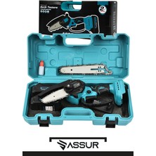 Assur 18V Çift Akülü Ağaç Odun Dal Budama Testere