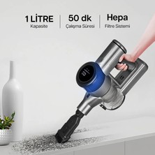SVC-8621 Bldc Motorlu Dikey Kablosuz Şarjlı LED Aydınlatmalı Süpürge