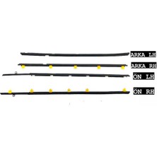 Itaqi Toyota Çıta Cam Sıyırıcı Fitil Corolla Ae101 Xlı 93-98 Arka Sağ (Siyah) - Unı-Ccsf-034