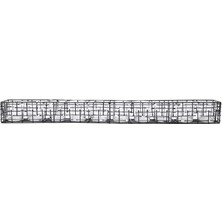 Yargıcı Metal Dikdörtgen Mumluk (68x7 cm)