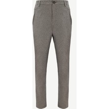 Yargıcı Fleto Cepli Yüksek Bel Dar Kesim Pantolon