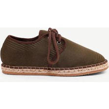 Yargıcı Triko Örme Bağlı Espadril