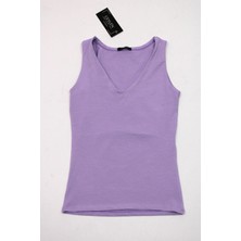 Kadın Sıfırkol Astarlı T-Shirt