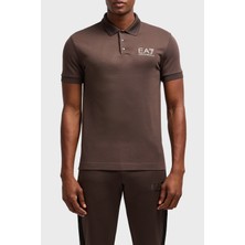 Ea7 Streç Logolu Slim Fit Düğmeli Polo Yaka T Shirt Erkek Polo Yaka T Shirt 7M000300 AF13739 U6139
