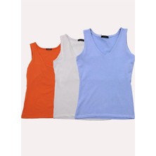 Kadın Sıfırkol Astarlı T-Shirt