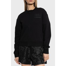 Ea7 Logolu Streç Pamuklu Regular Fit Kolej Yaka Sweat Bayan Sweat 7W000178 AF12473 UC001