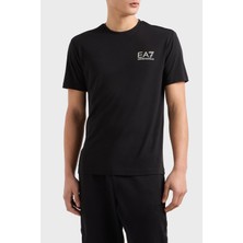 Ea7 Streç Logolu Slim Fit Bisiklet Yaka T Shirt Erkek T Shirt 7M000299 AF13739 UC001