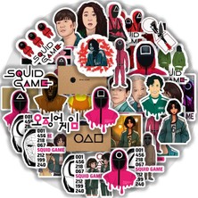 Squid Game 57'li Dev Set - Laptop/telefon Sticker Seti