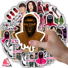Squid Game 57'li Dev Set - Laptop/telefon Sticker Seti