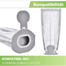 Lumin Essence Kobold Vk7 Elektrikli Süpürge Tipi Fp7 Için Toz Torbası Seti Alanınızı Temizleyin ve Tazeleyin (Yurt Dışından)