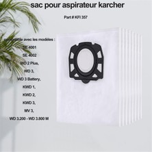 Ignition Karcher Wd4 Wd5 Mv4 Mv5 Mv6 Wd5 Premium Wd6 Elektrikli Süpürge Için Yedek Elektrikli Süpürge Torbaları (Yurt Dışından)