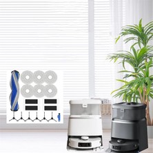 Ignition Ecovacs Deebot T30S/ T30S Combo/ T30 Pro Omni Için Yeedi M12 Pro Elektrikli Süpürge Ana Yan Fırça Hepa Filtre Paspas Bezi (Yurt Dışından)