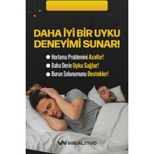 Wealtivo Ağız Bandı 30 Adet, Ağız Kapama Bandı ile Gece Boyunca Rahat Uyku