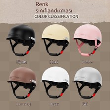 TZ A3 Yeni Ulusal Standart 3c Sertifikalı Elektrikli Motosiklet Kask Erkek Kadın Yaz Yarı Kask Kore Araba Dört Mevsim Kask (Yurt Dışından)