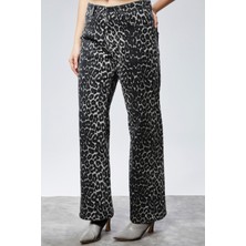 Cedy Denim Yüksek Kalite Kadın Palazzo Yüksek Bel Cotton Jean Pantolon